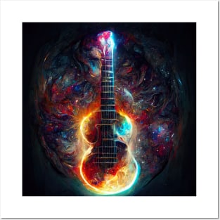 Nebolous Guitar Posters and Art